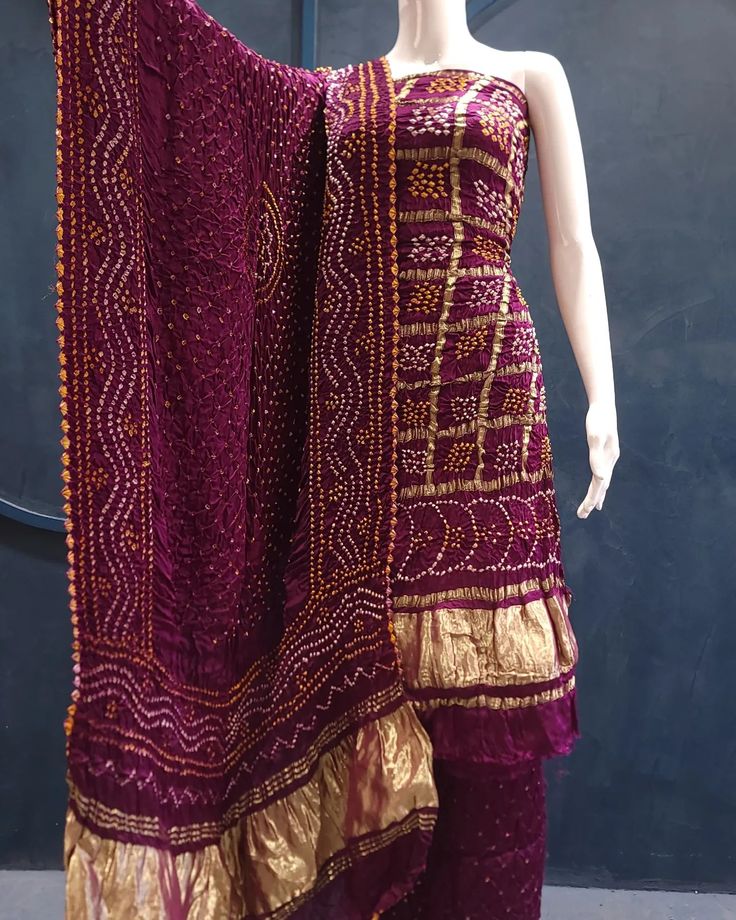 Bandhani Dress Materials 2