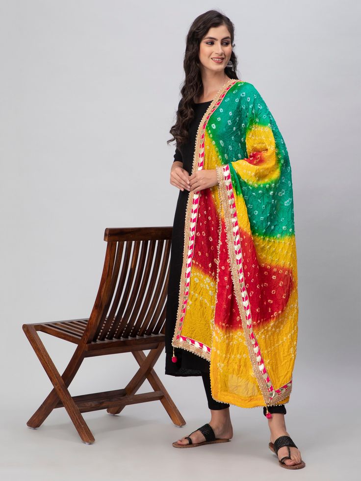Bandhani dupatta 3