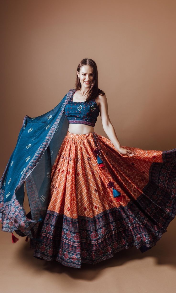 Bandhani lehenga