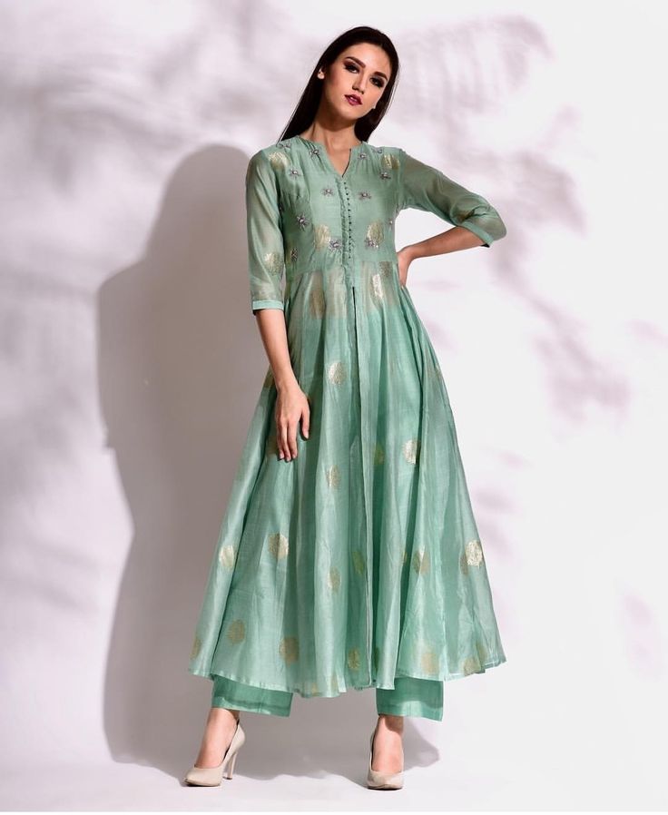 Chanderi kurti 4